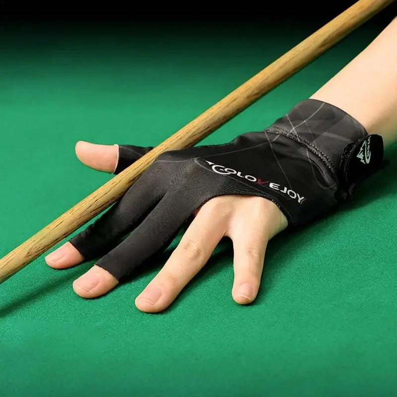 Billiards Glove Left Hand Three Finger Non-Slip