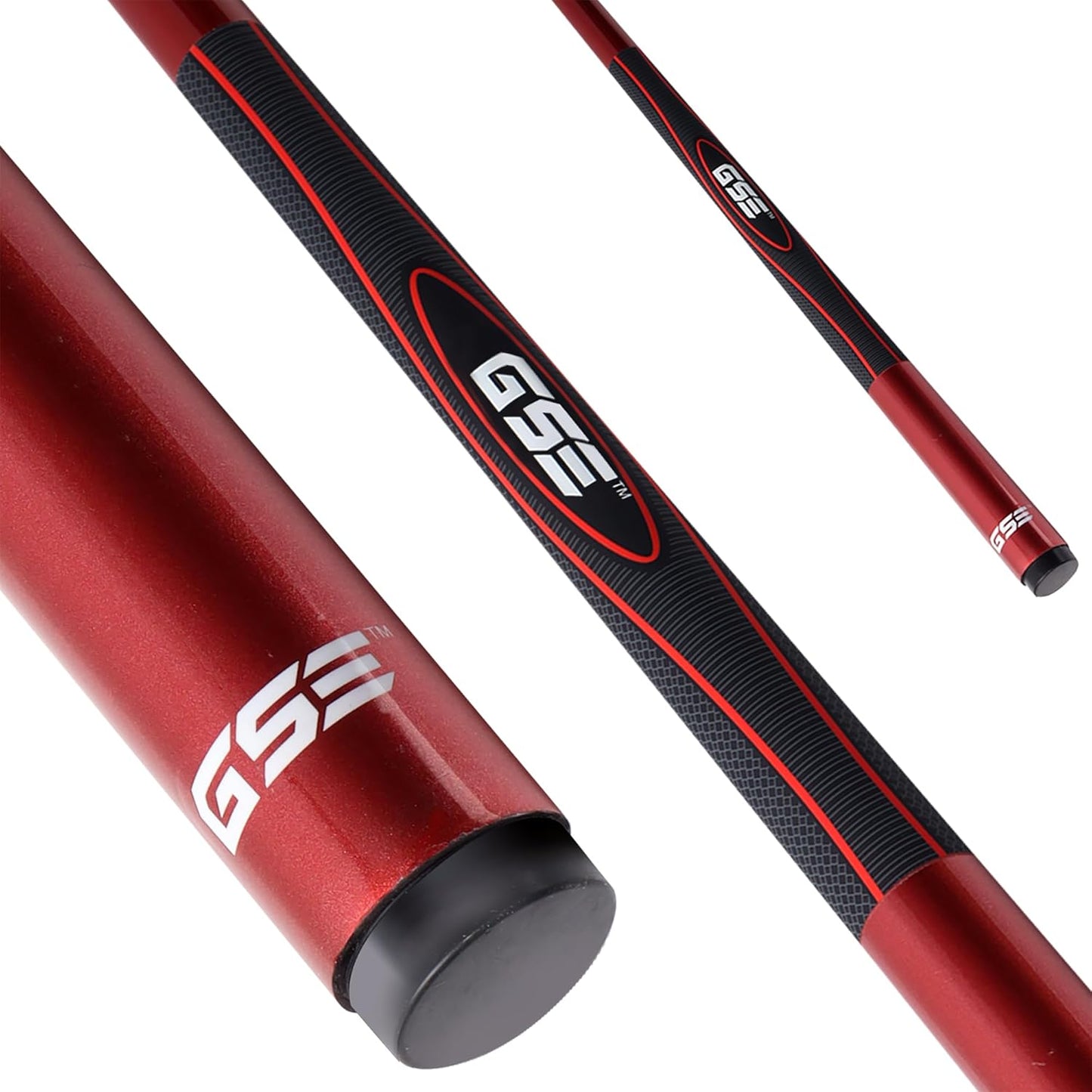 GSE Games & Sports Expert 58" 2-Piece Fiberglass Graphite Composite Billiard Pool Cue Sticks