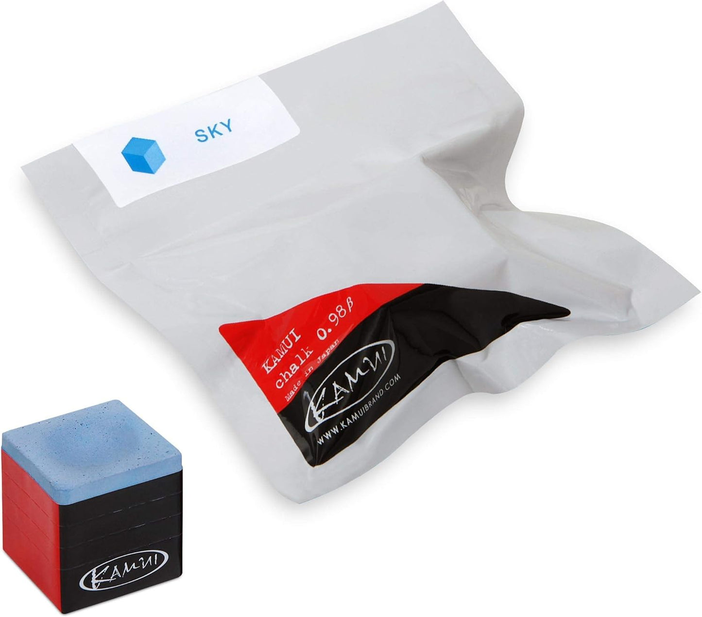 Kamui Pool Cue Chalk 0.98 Beta (Sky (Blue))