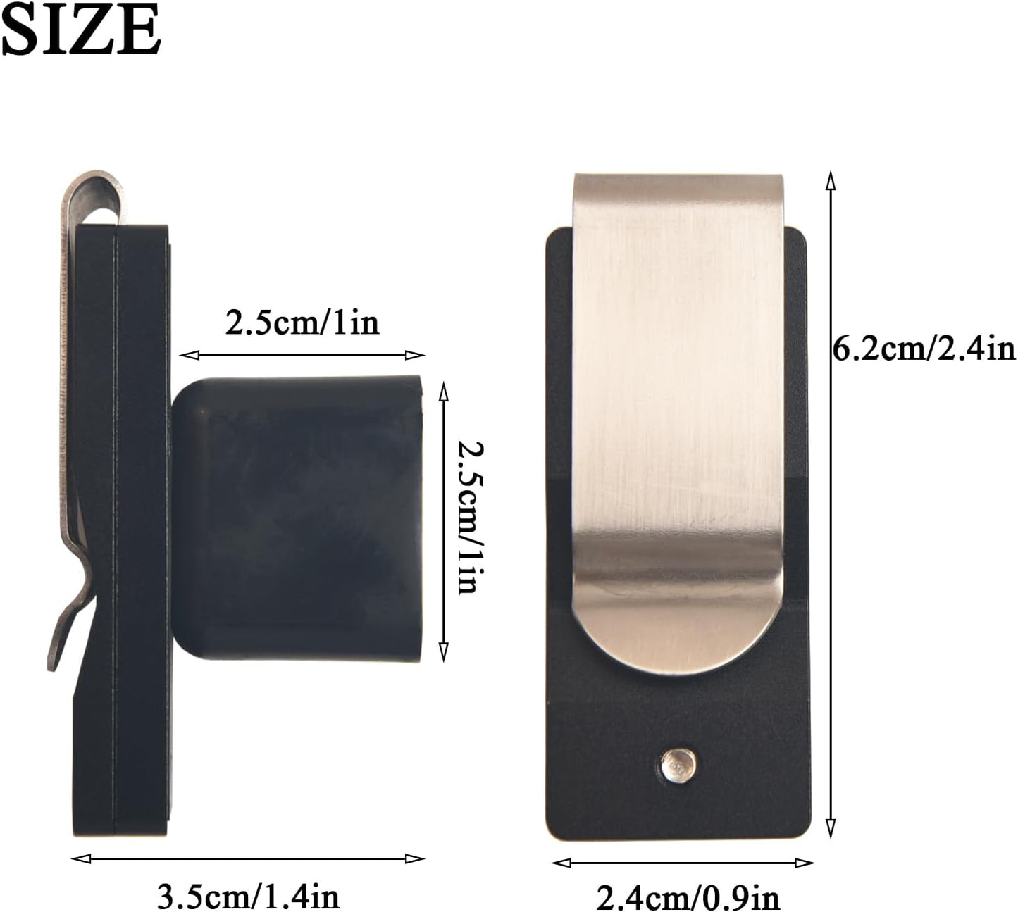 LAKE OF FIRE Chalk Holder Pool Billiards, Pool Cue Chalk Holder with Magnetic Belt Clip Snooker Billiard Accessories