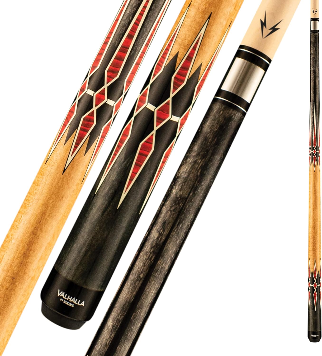 Viking Valhalla 800 & 900 Series 2 Piece 58” Pool Cue Stick, Billiard Cue Stick, Bar or House Use